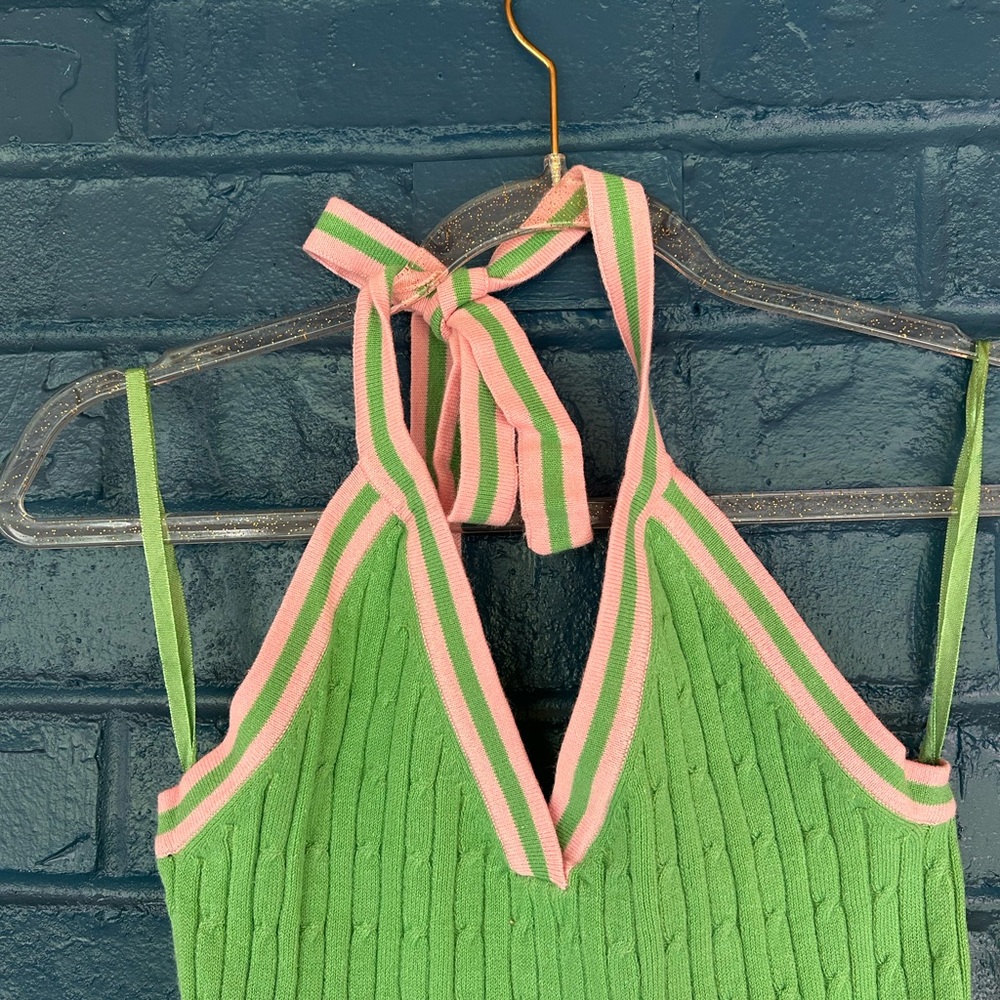 It's Our Time Green Ribbed Sleeveless Tank Top - Picture 3 of 11